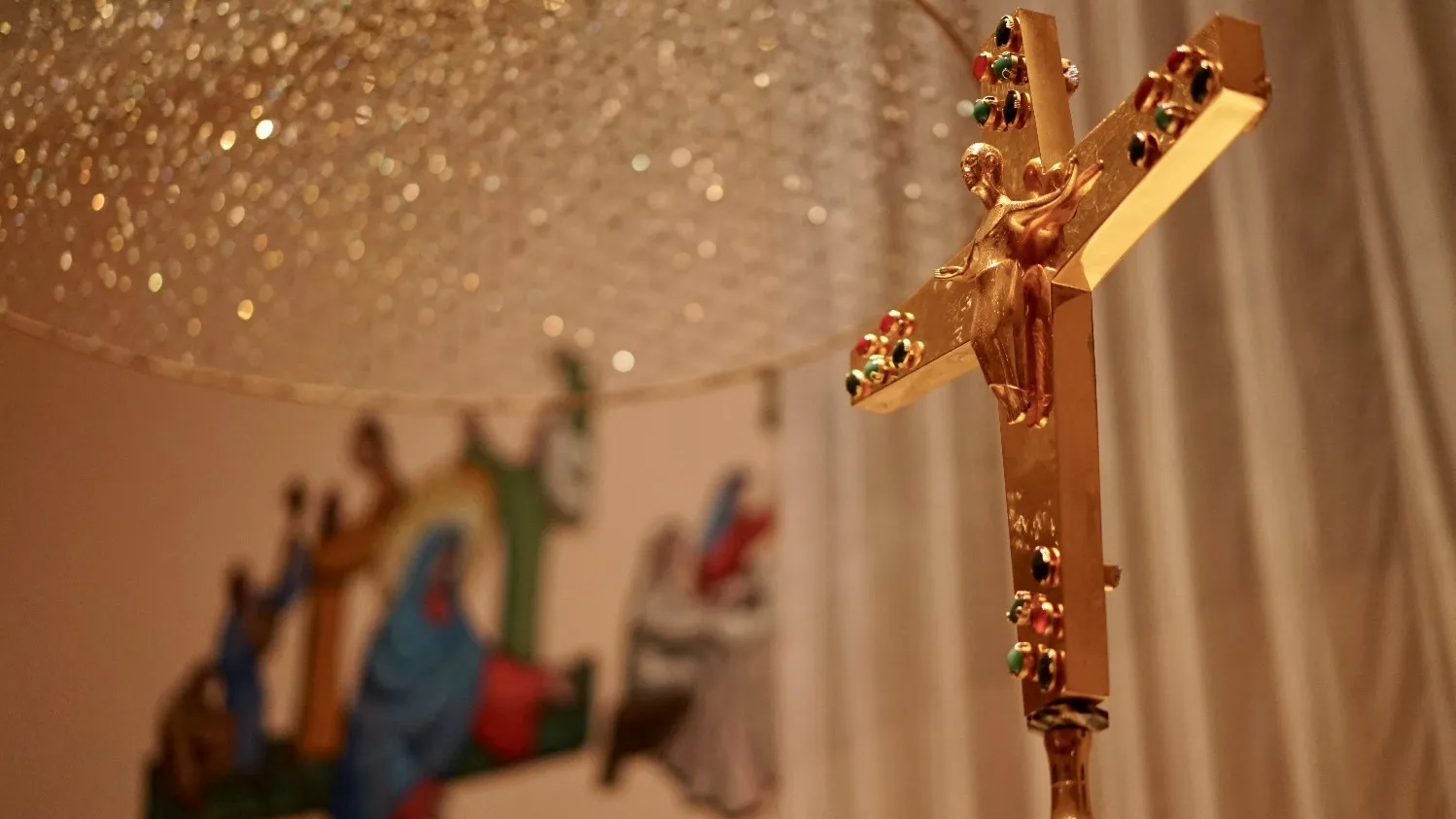 Cross in our lady of mount carmel church