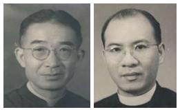 In memory of Father Ngai Wan Fai, Peter and Father Cheng Kwok Cheung, John Baptist